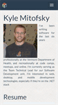 Mobile Screenshot of kylemitofsky.com
